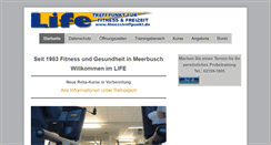 Desktop Screenshot of fitnesstreffpunkt.de