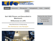 Tablet Screenshot of fitnesstreffpunkt.de